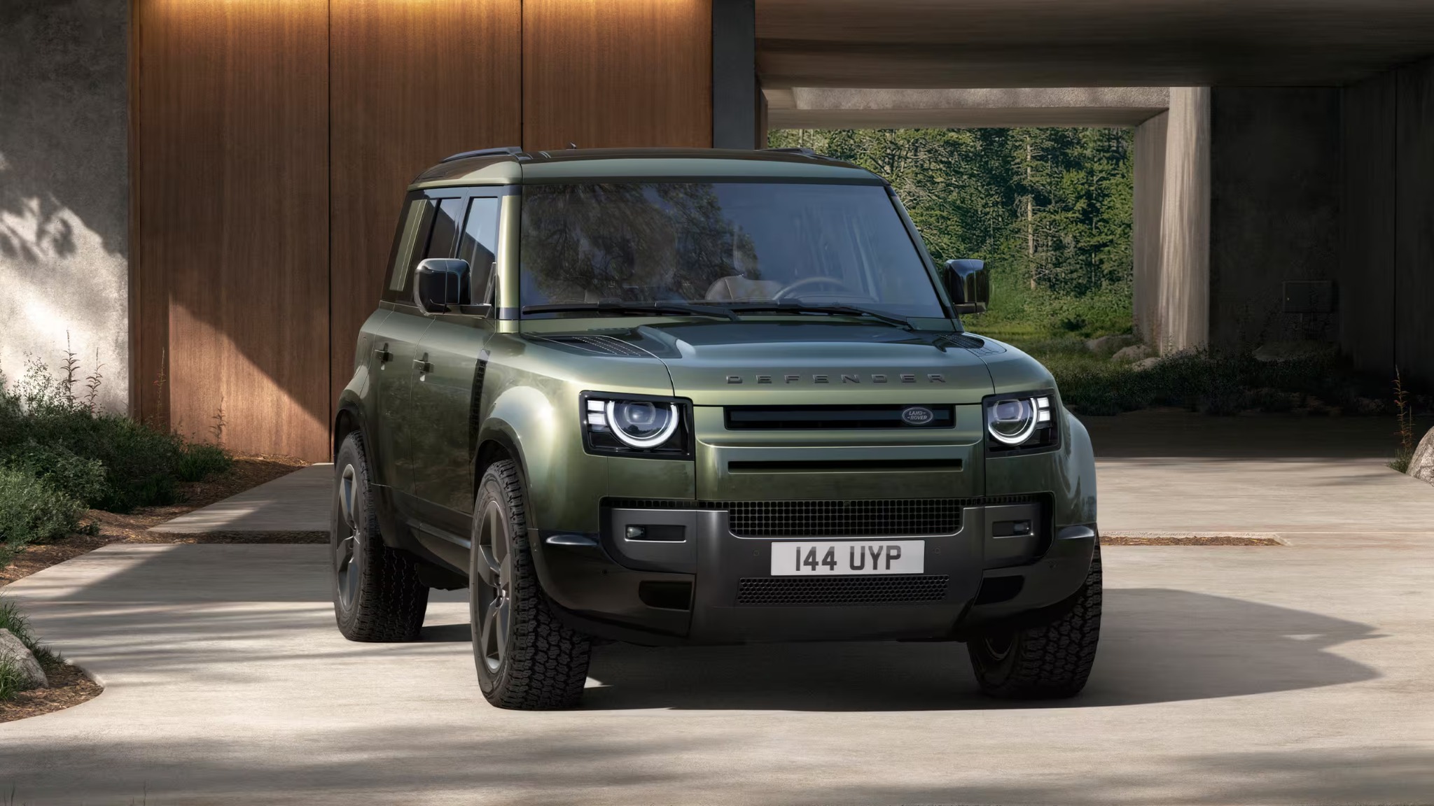 Defender 110 em ambiente natural